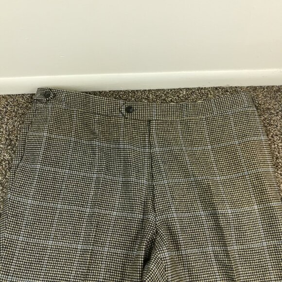 Paul Stuart Dress Pants Tweed Wool Cashmere Houndstooth Windowpane 40x28
